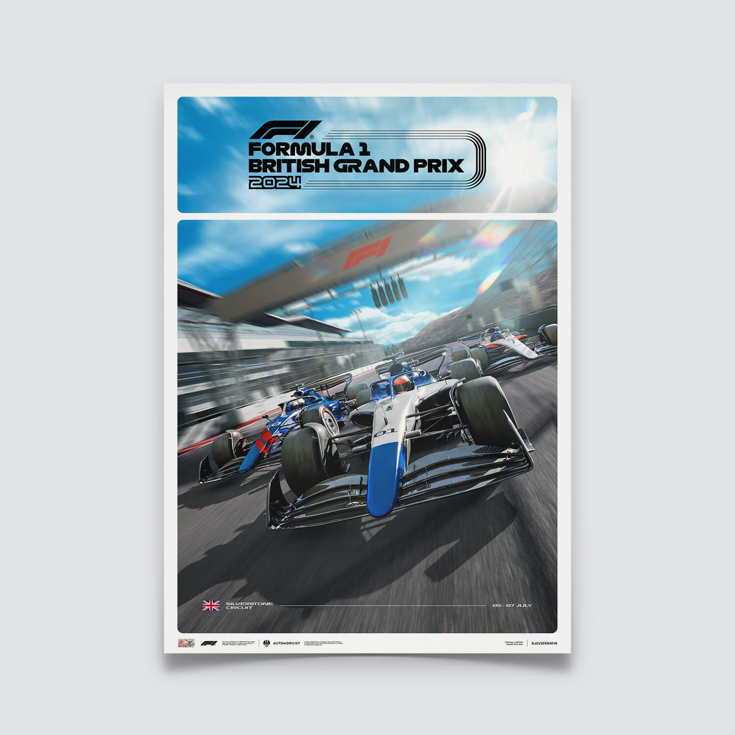 British Grand Prix | 2024 Formula 1 | Grand Prix Poster