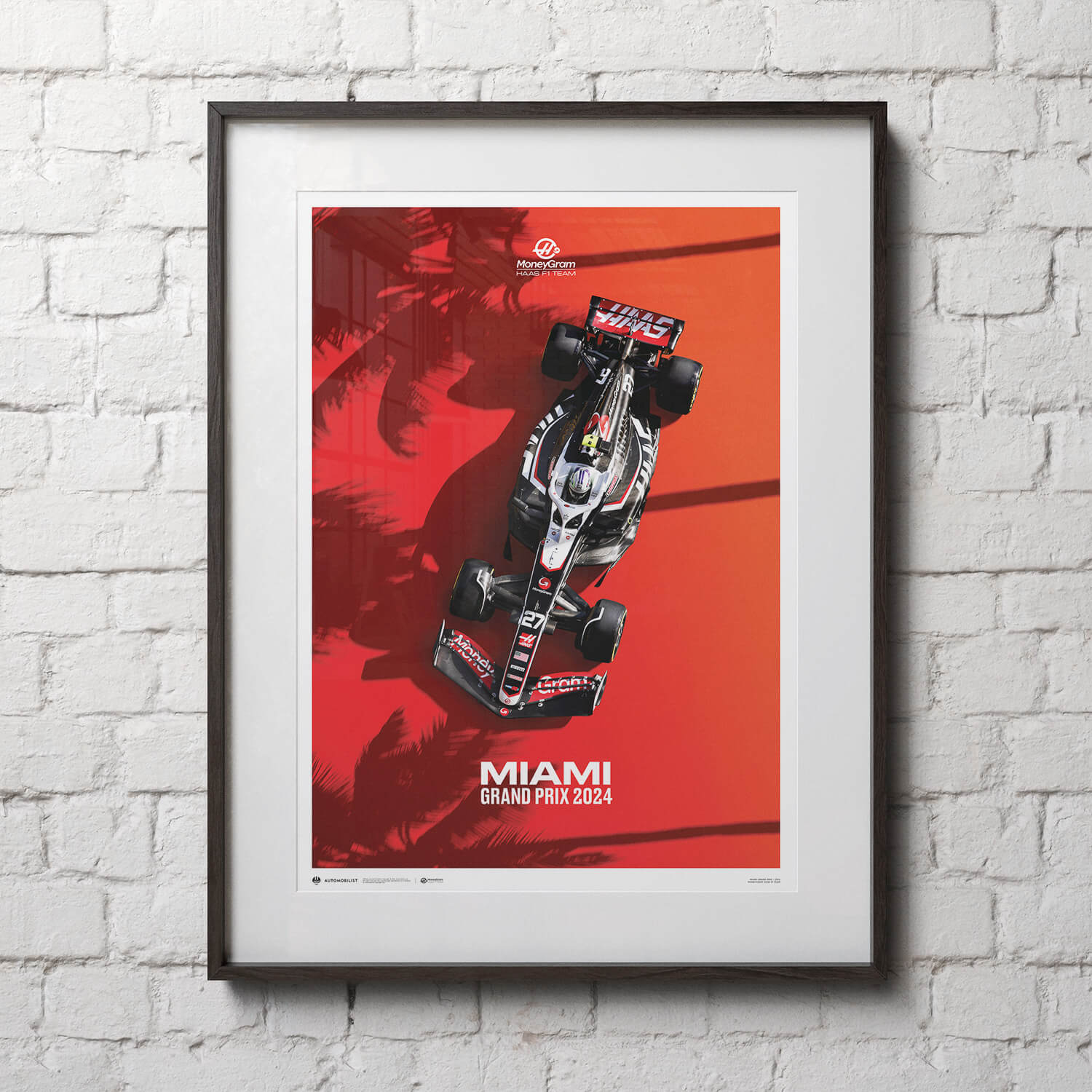 MoneyGram Haas F1 Team | 2024 Miami Grand Prix | Haas Poster