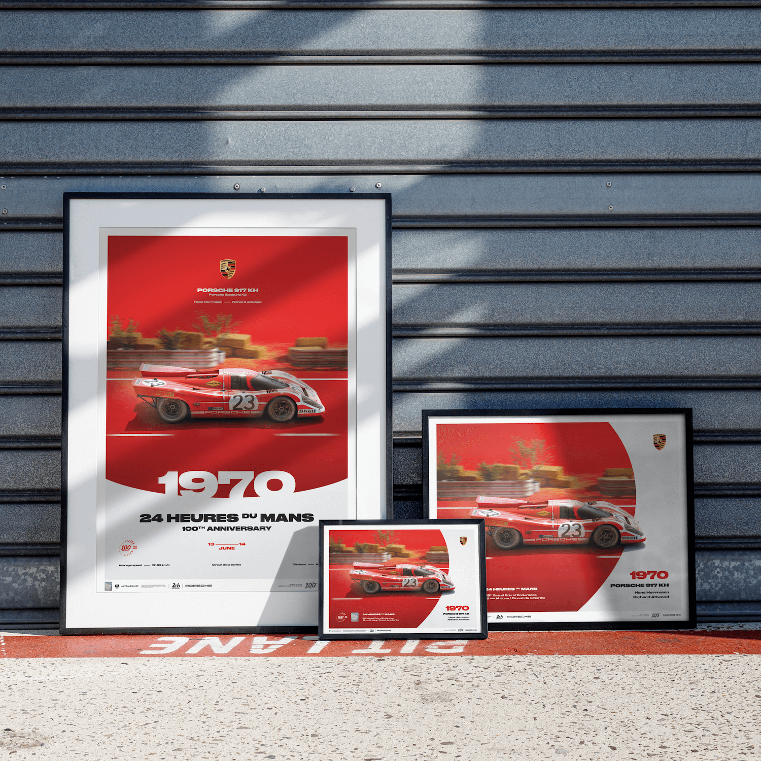 Porsche 917 KH | 1970 100th Anniversary | 24h Le Mans Poster